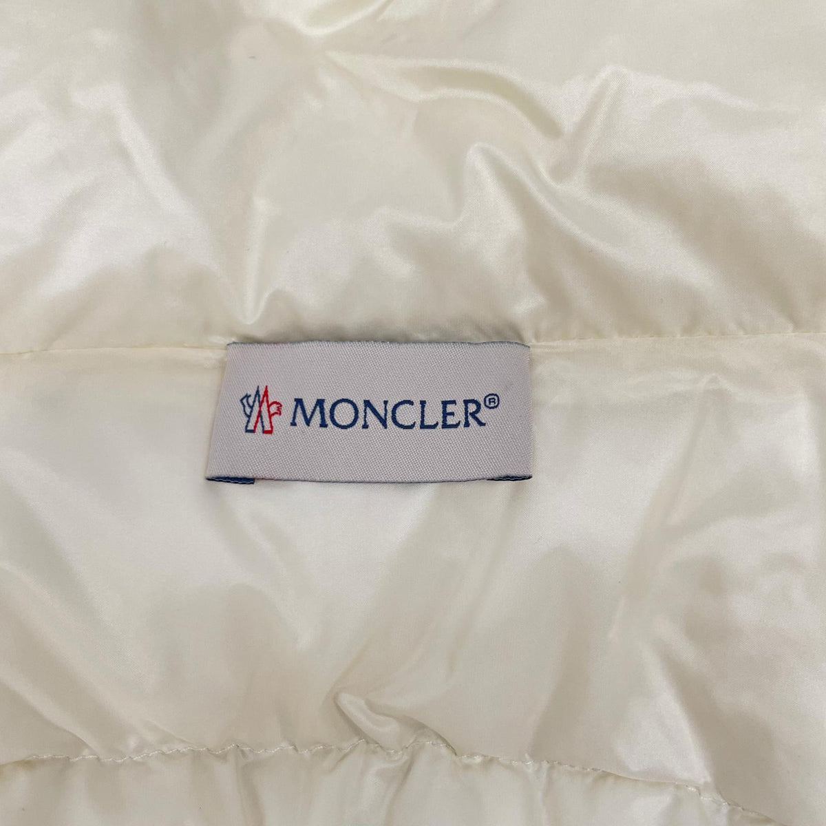 MONCLER モンクレール 21年製 ホワイト ナイロン×ウール 切り替えカーディガン ジャケット