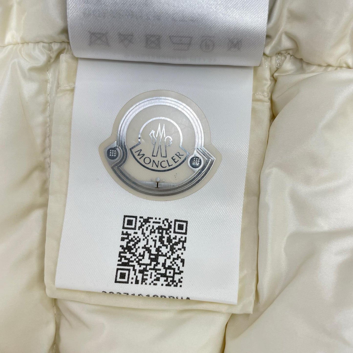 MONCLER モンクレール 21年製 ホワイト ナイロン×ウール 切り替えカーディガン ジャケット