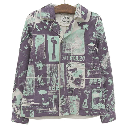 ACNE STUDIOS All-Over Print Jacket Men's Multicolor 44 FN-MN-OUTW000163 Jacket