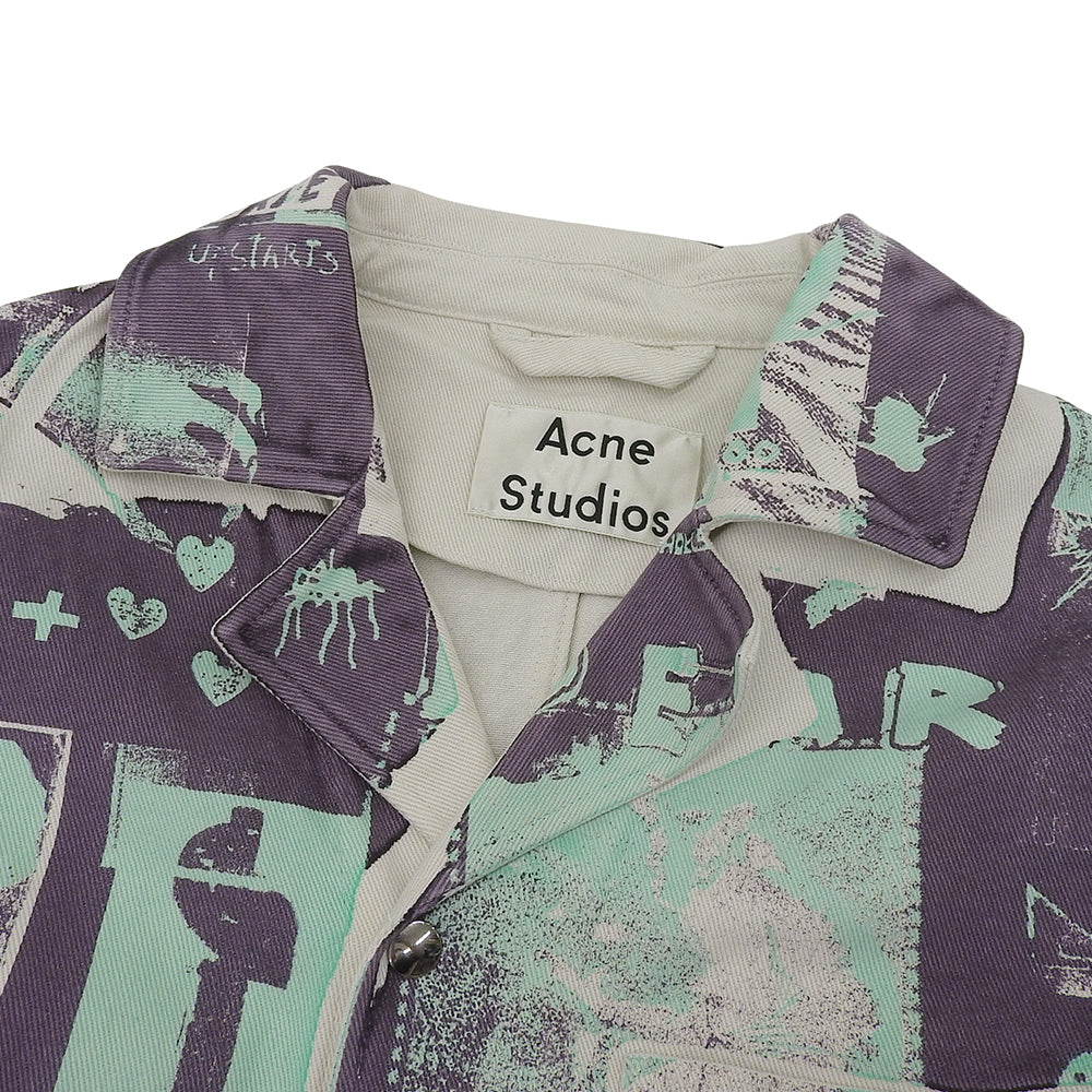 ACNE STUDIOS All-Over Print Jacket Men's Multicolor 44 FN-MN-OUTW000163 Jacket