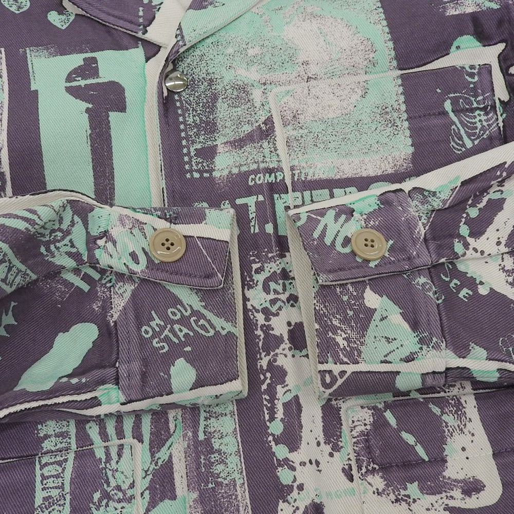 ACNE STUDIOS All-Over Print Jacket Men's Multicolor 44 FN-MN-OUTW000163 Jacket