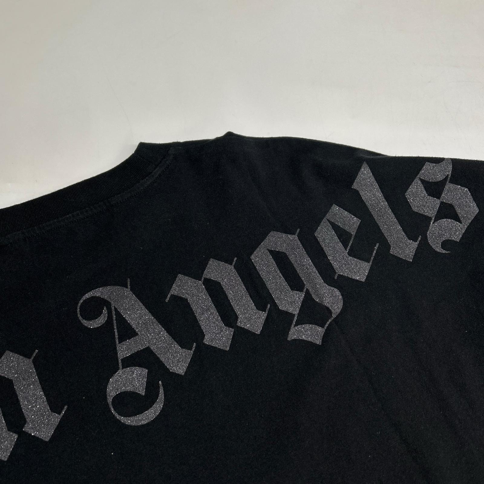 Palm Angels パームエンジェルス ブラック バックロゴ Tシャツ トップス