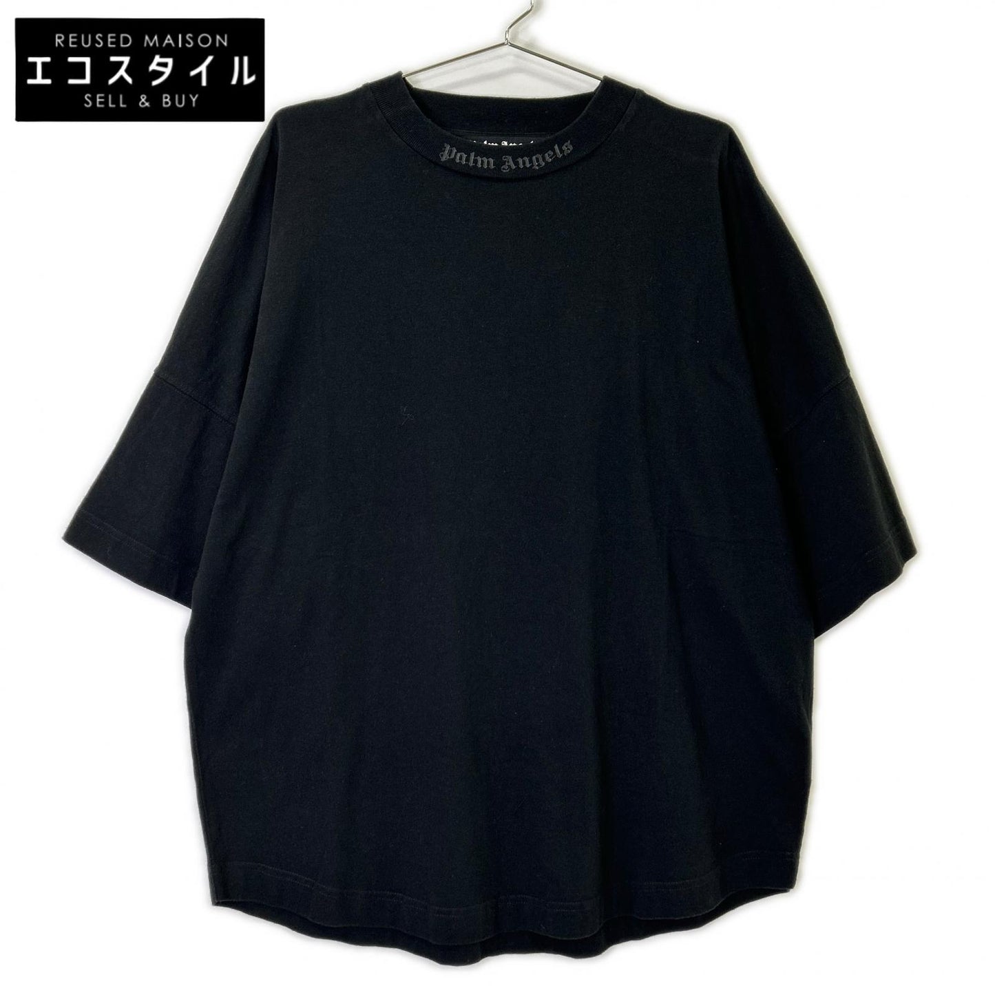 Palm Angels パームエンジェルス ブラック バックロゴ Tシャツ トップス