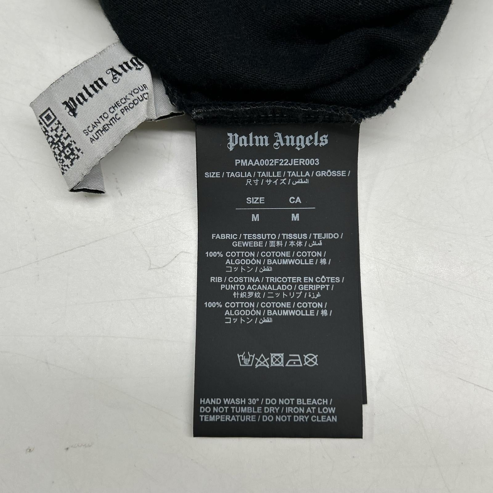 Palm Angels パームエンジェルス ブラック バックロゴ Tシャツ トップス