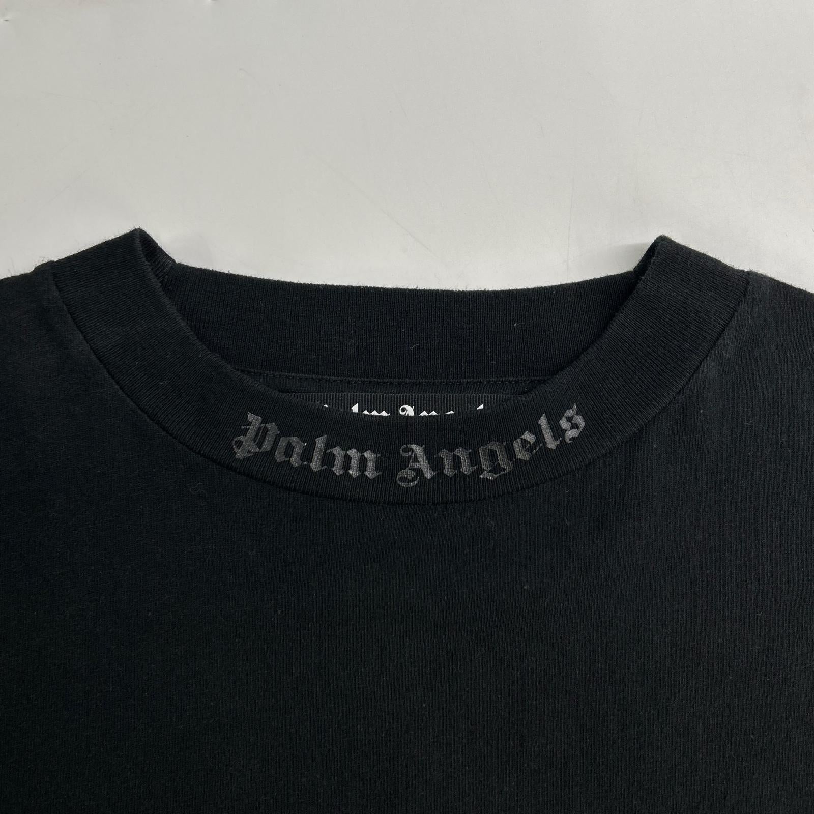 Palm Angels パームエンジェルス ブラック バックロゴ Tシャツ トップス