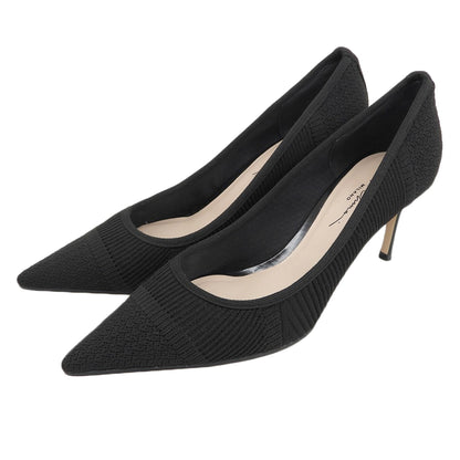 Excellent condition mesh knit design pumps shoes women's black 38 shoes 38 women's