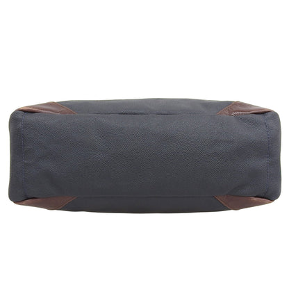 SILVOFFICE Leather 2-Way Bag Men's Navy Handbag Men's