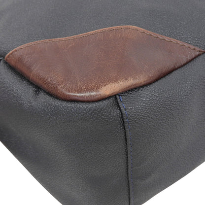 SILVOFFICE Leather 2-Way Bag Men's Navy Handbag Men's