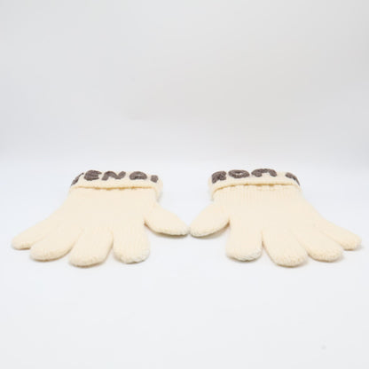 FENDI フェンディ 【美品/国内正規】FXY574 AIX0 ロゴ ウール グローブ
