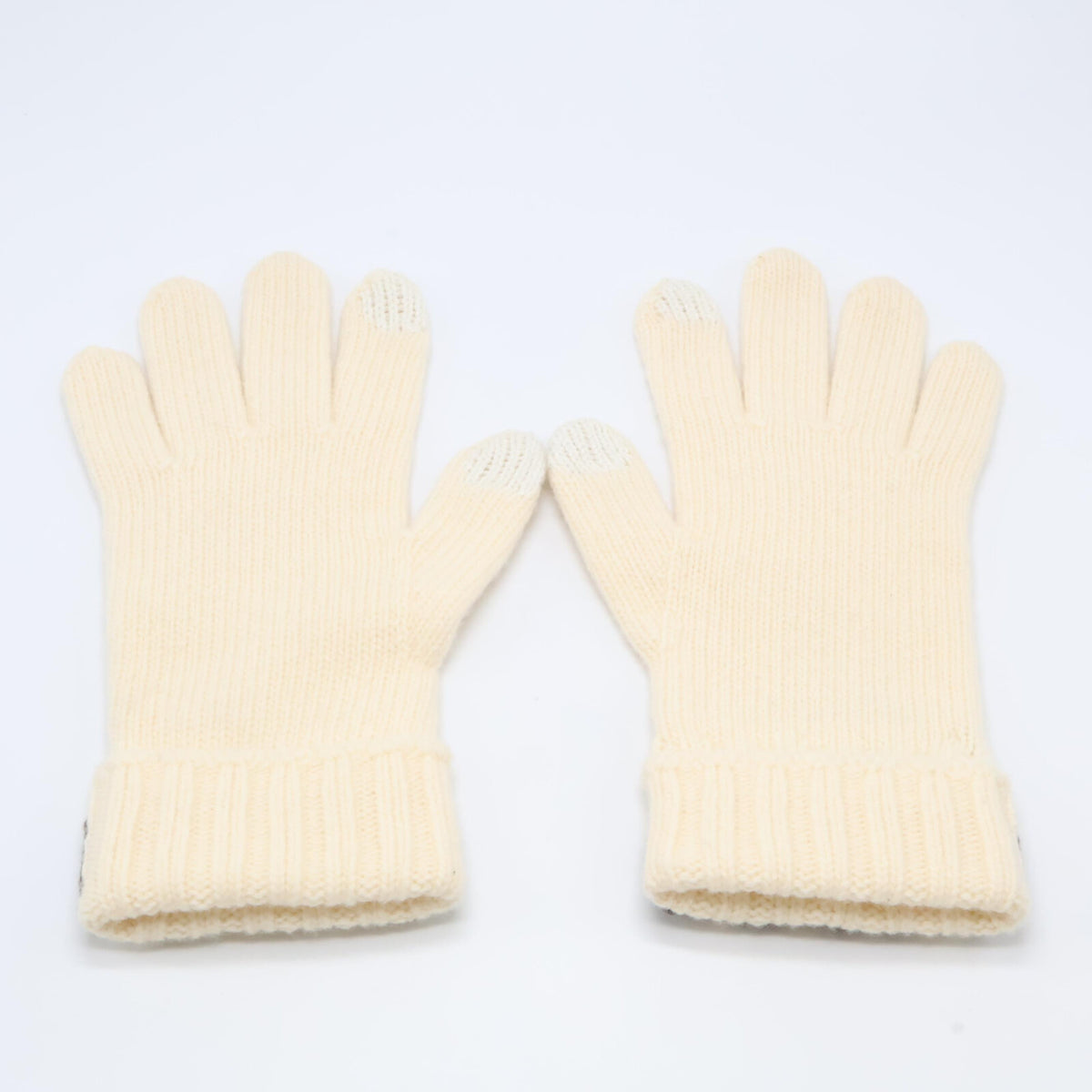 FENDI フェンディ 【美品/国内正規】FXY574 AIX0 ロゴ ウール グローブ