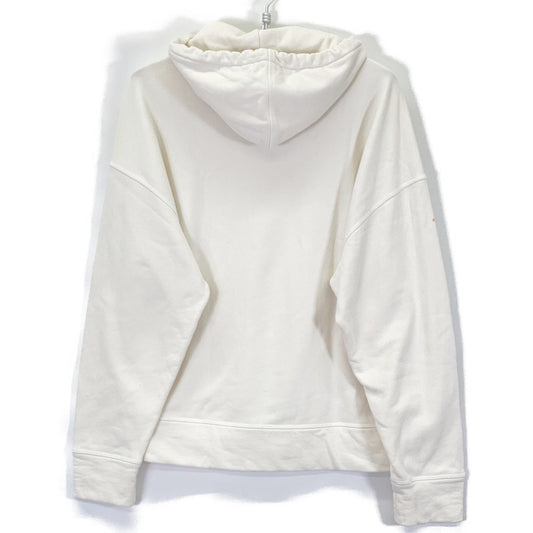 JIL SANDER+ ジルサンダープラス ホワイト フロントロゴ オーバーサイズ フーディパーカー トップス