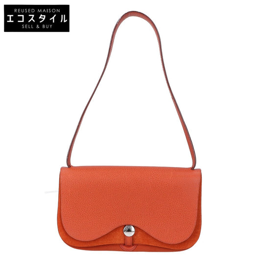 HERMES エルメス □I刻印 ヴァッシュ・リエージュ x トワルアッシュ サックコロラドPM ショルダーバッグ
