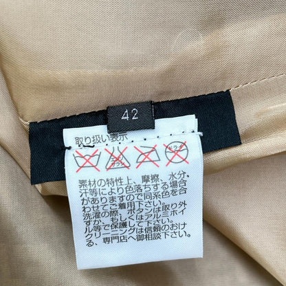 FENDI beige Zucca-patterned belted jacquard wrap skirt skirt