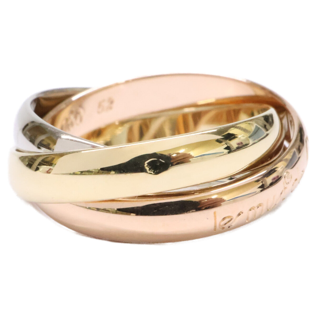 Cartier カルティエ 仕上げ済み 750 トリニティ リング 指輪