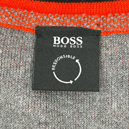 HUGOBOSS ヒューゴボス レッド ハーフジップニット トップス