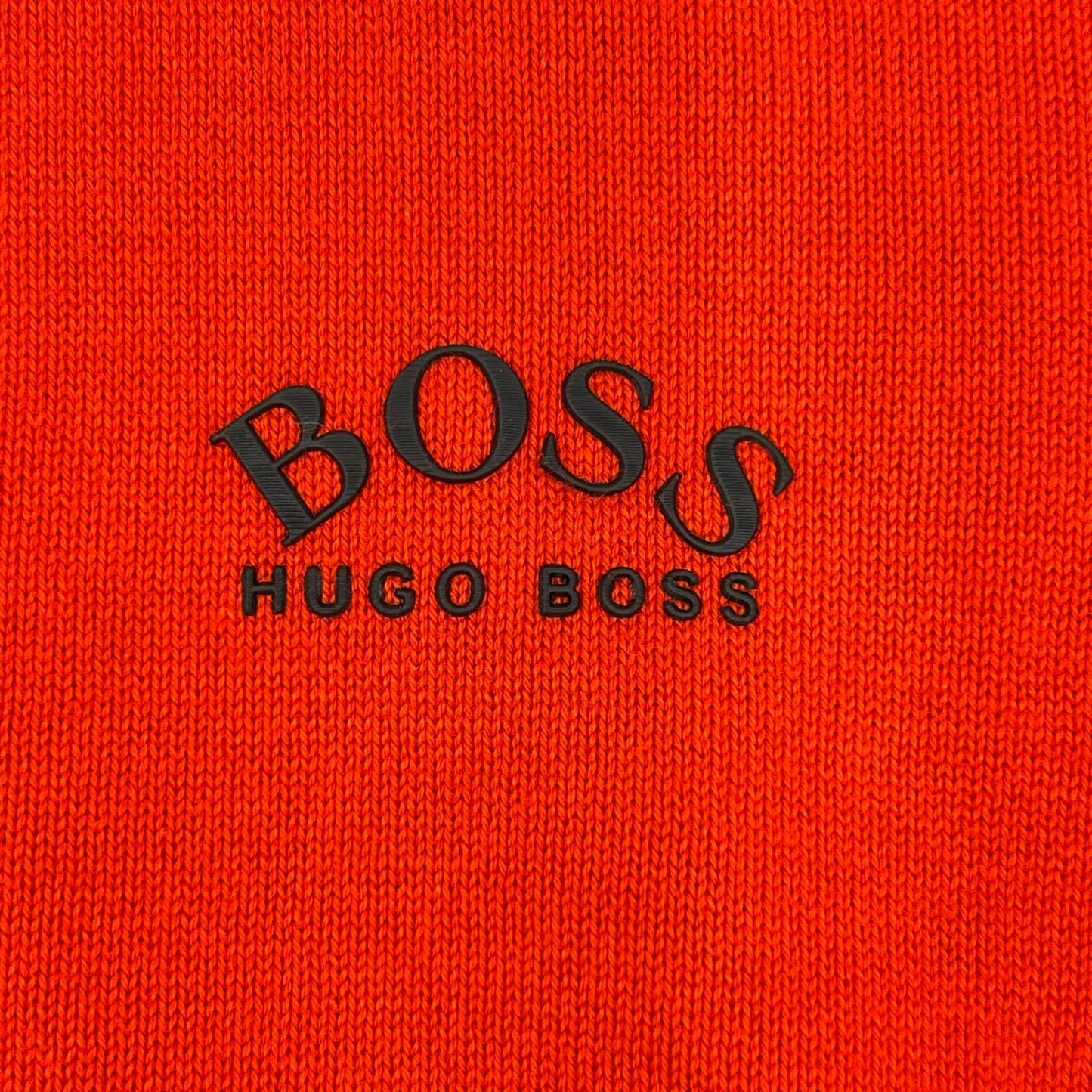 HUGOBOSS ヒューゴボス レッド ハーフジップニット トップス