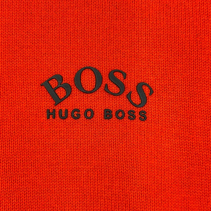 HUGOBOSS ヒューゴボス レッド ハーフジップニット トップス
