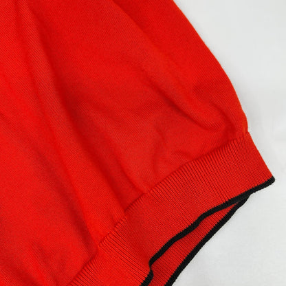 HUGOBOSS ヒューゴボス レッド ハーフジップニット トップス