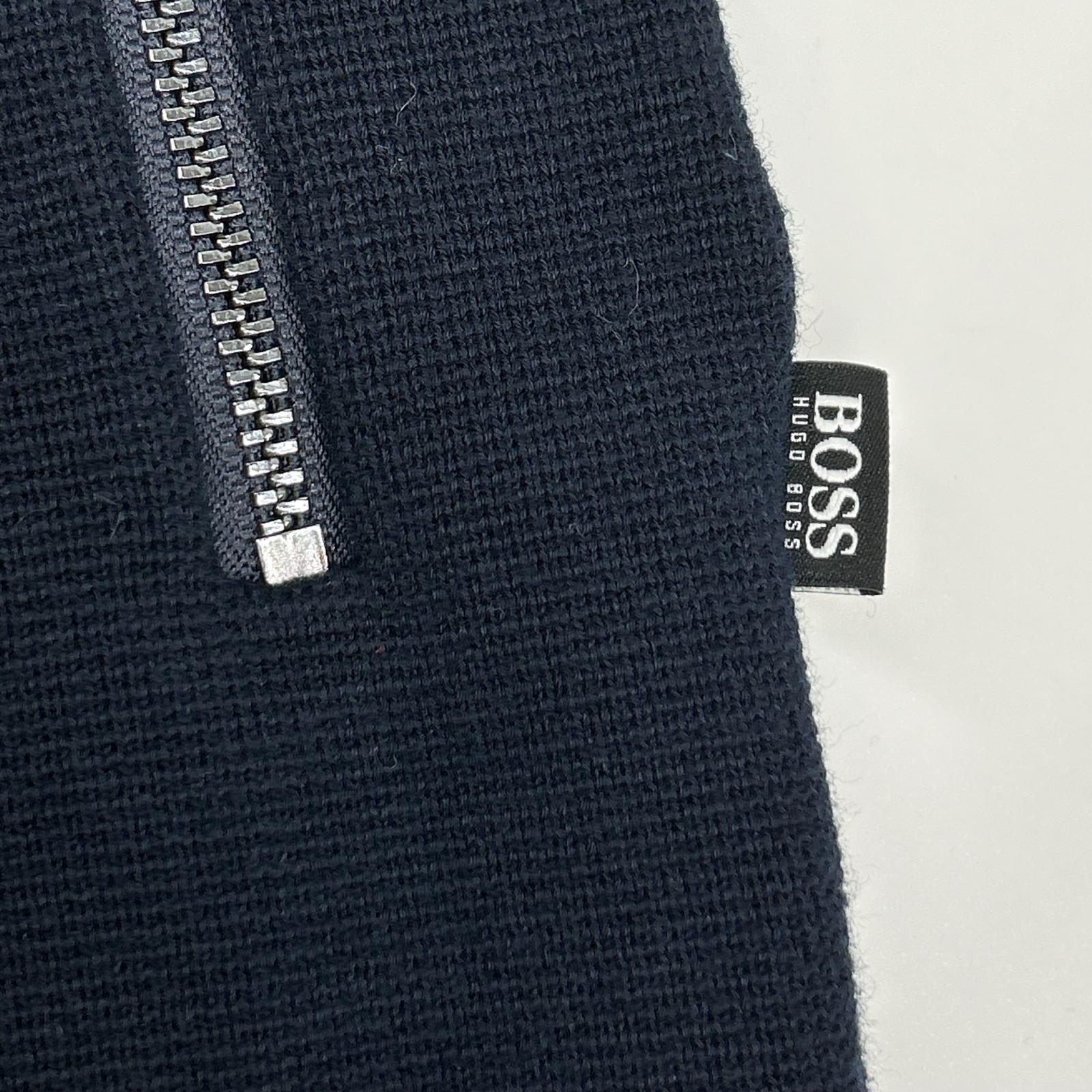 HUGOBOSS ヒューゴボス 10221939 ネイビー ジップアップ カーディガン トップス