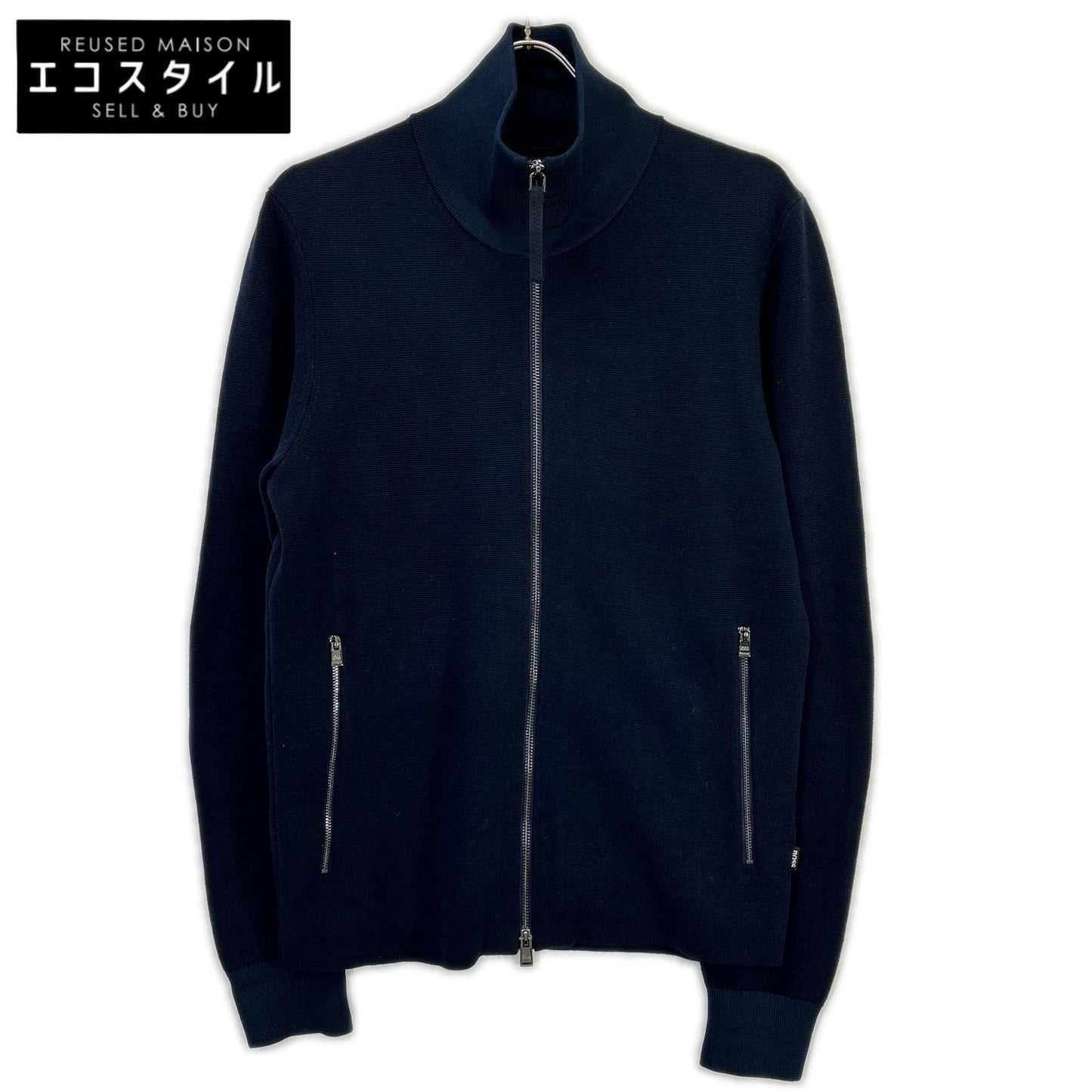 HUGOBOSS ヒューゴボス 10221939 ネイビー ジップアップ カーディガン トップス