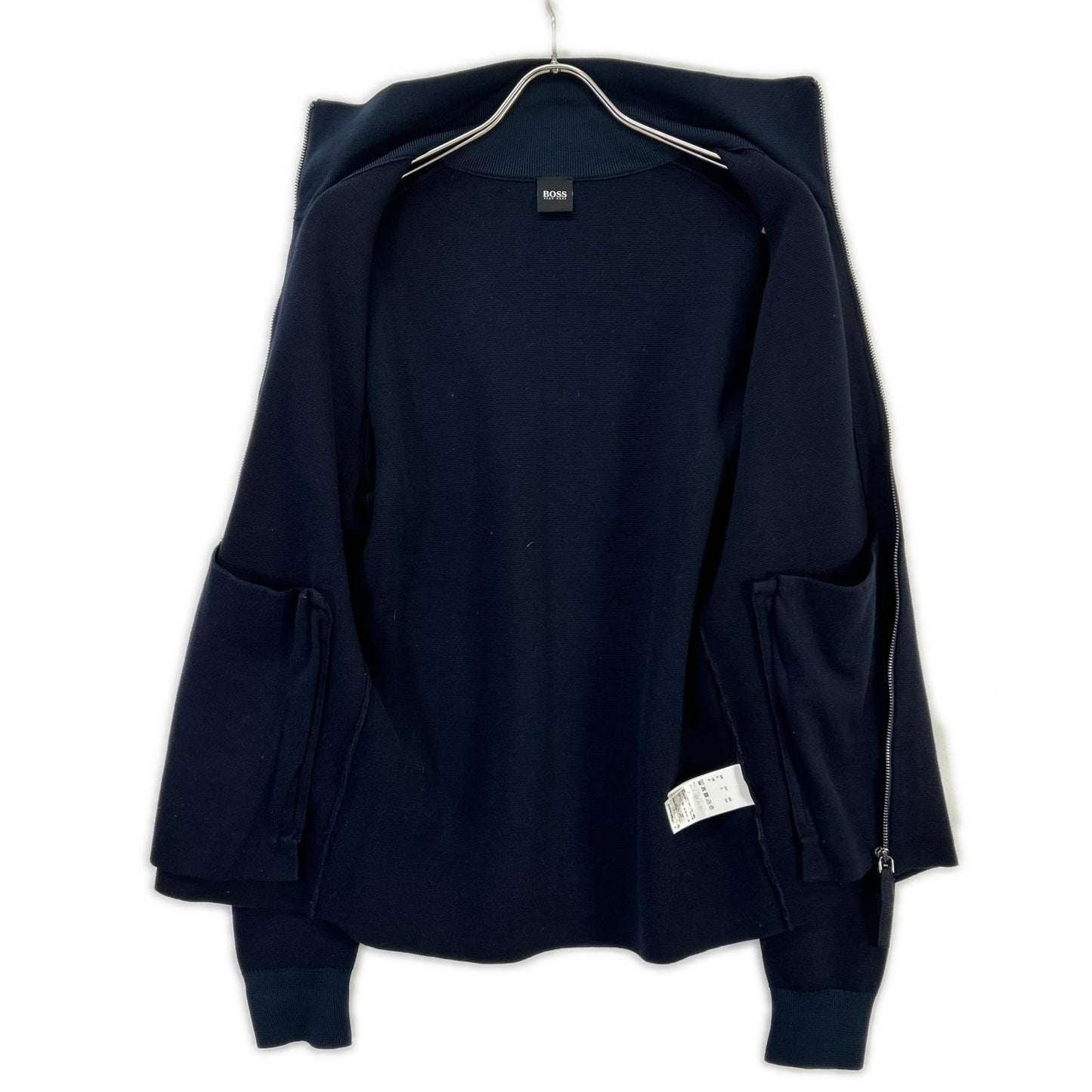 HUGOBOSS ヒューゴボス 10221939 ネイビー ジップアップ カーディガン トップス