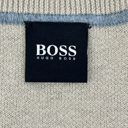 HUGOBOSS ヒューゴボス グレー ジップアップ カーディガン トップス