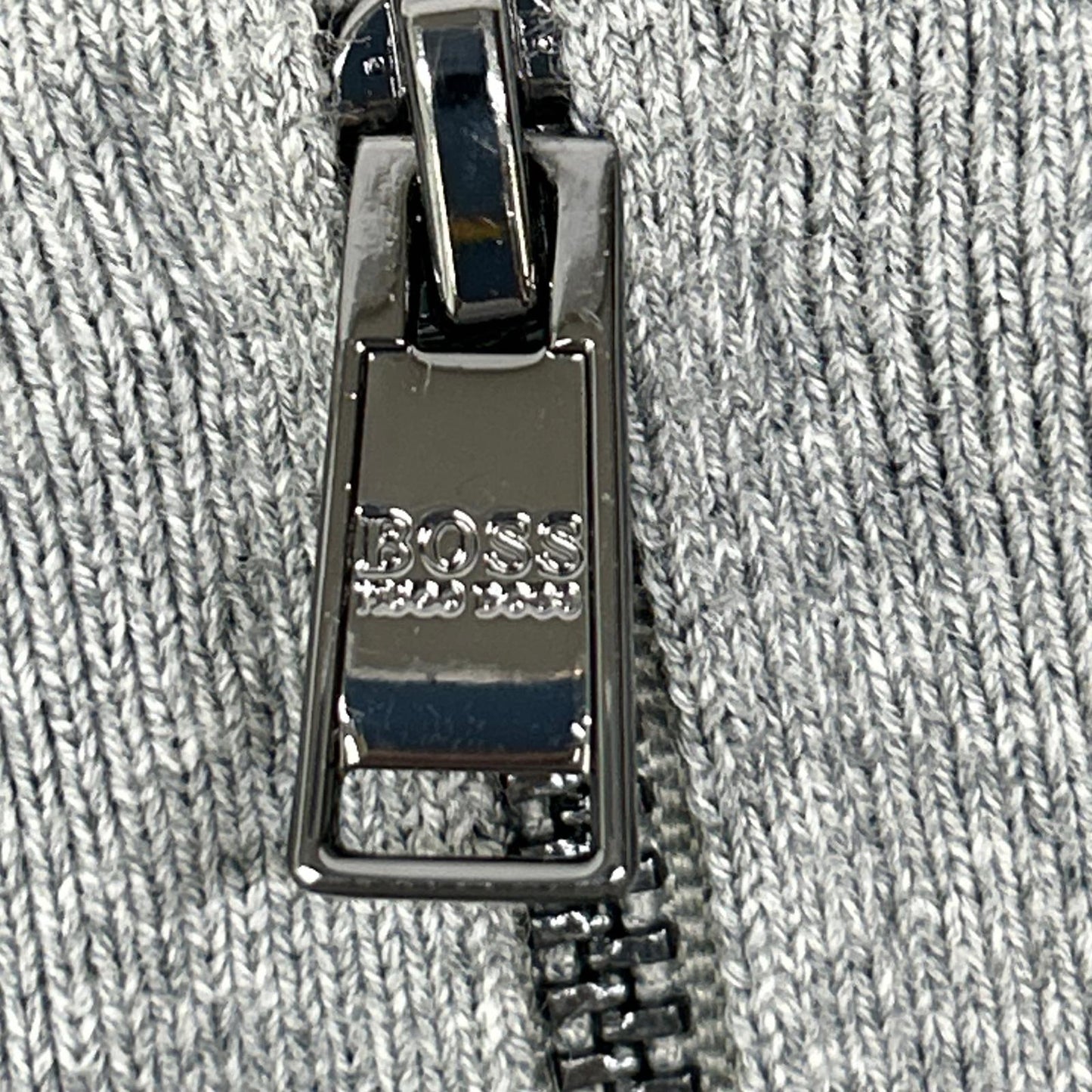 HUGOBOSS ヒューゴボス グレー ジップアップ カーディガン トップス
