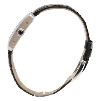 Cartier カルティエ W6300655 ブラック タンク ディヴァン LM クロコ クォーツ時計 腕時計
