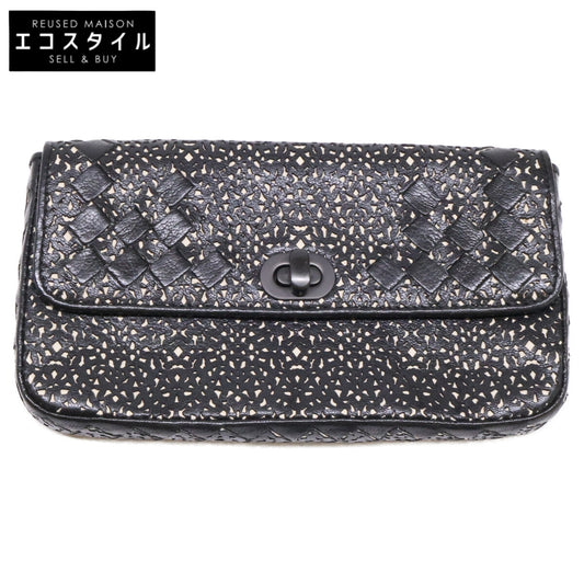 BOTTEGA VENETA ボッテガヴェネタ イントレチャート カットレザー クラッチバッグ セカンドバッグ クラッチバッグ