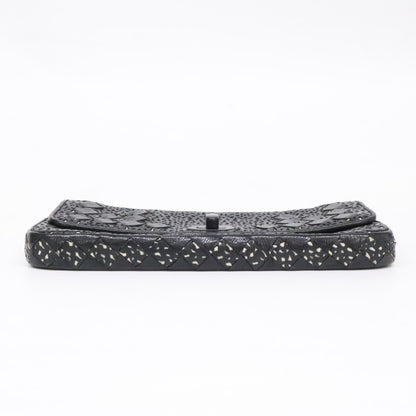 BOTTEGA VENETA Intrecciato Cut-Leather Clutch Bag, Second Bag