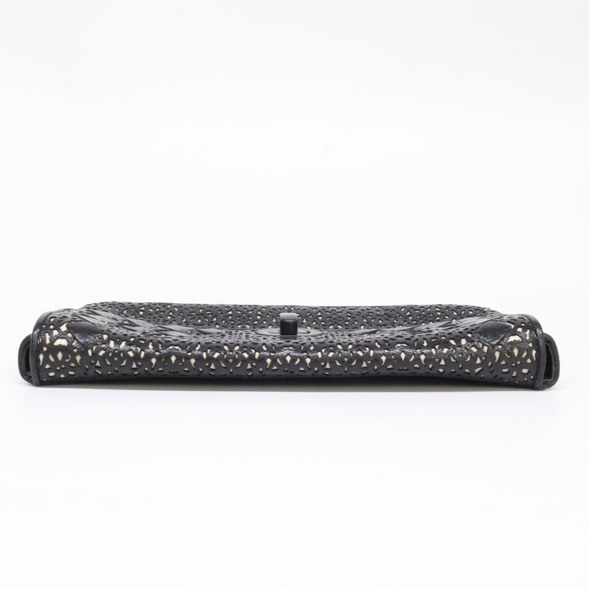 BOTTEGA VENETA Intrecciato Cut-Leather Clutch Bag, Second Bag