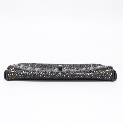 BOTTEGA VENETA Intrecciato Cut-Leather Clutch Bag, Second Bag