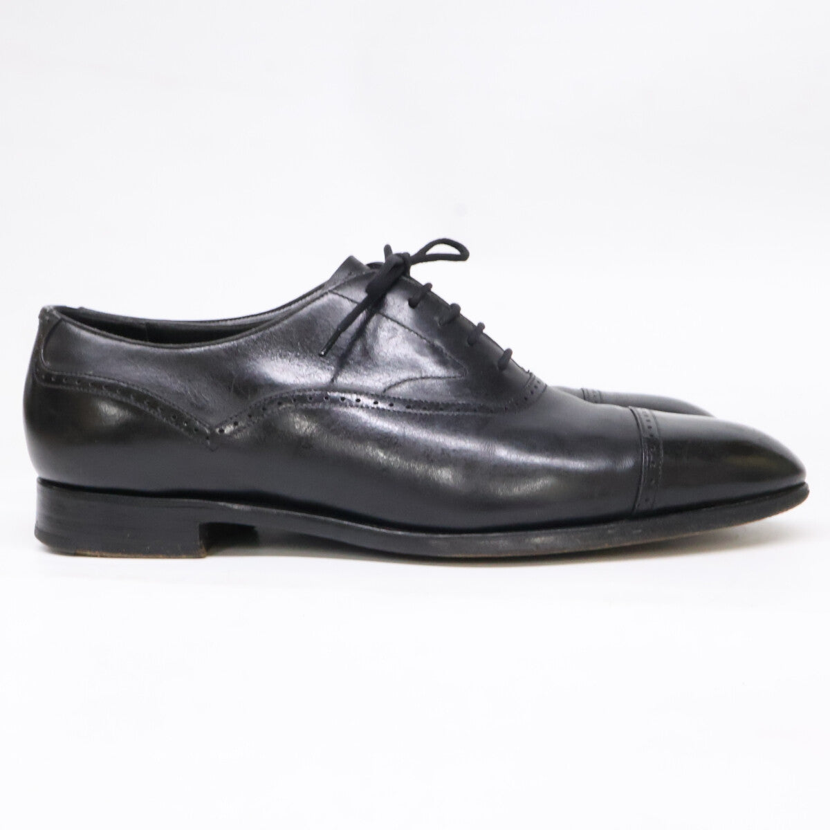 EDWARD GREEN BERKELEY punched cap-toe leather shoes