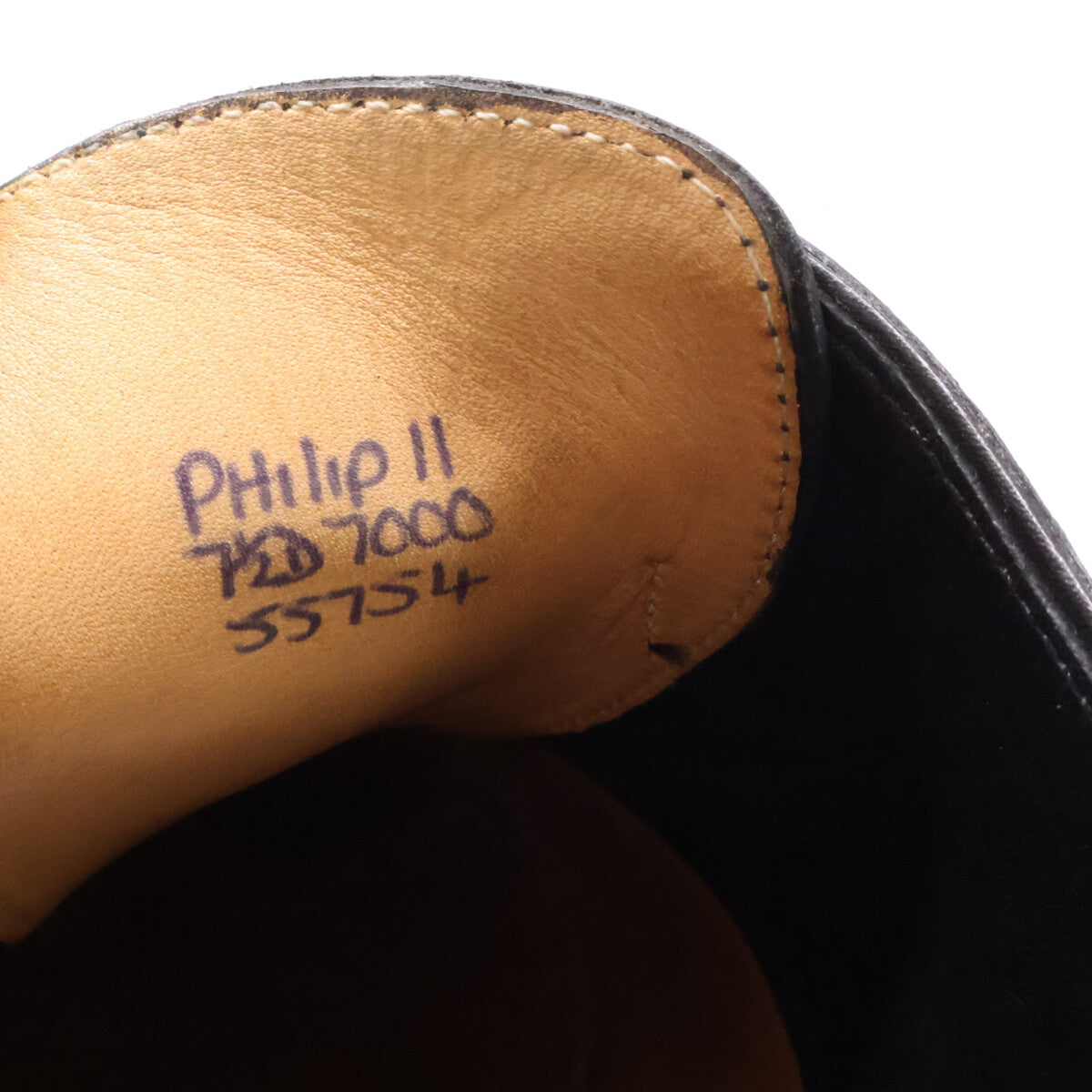 JOHNLOBB ジョンロブ Philip II フィリップ2 パンチドキャップトゥ レザーシューズ シューズ