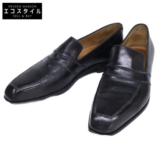 berluti ベルルッティ スクエアトゥ レザー スリッポン シューズ