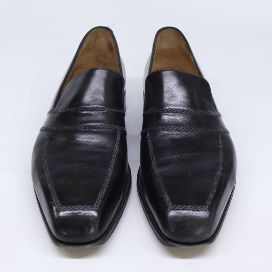 berluti ベルルッティ スクエアトゥ レザー スリッポン シューズ