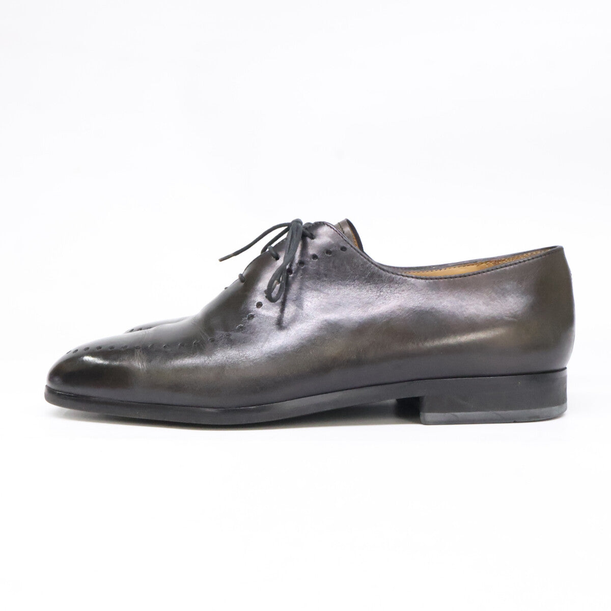 Berluti Alessandro perforated whole-cut leather shoes