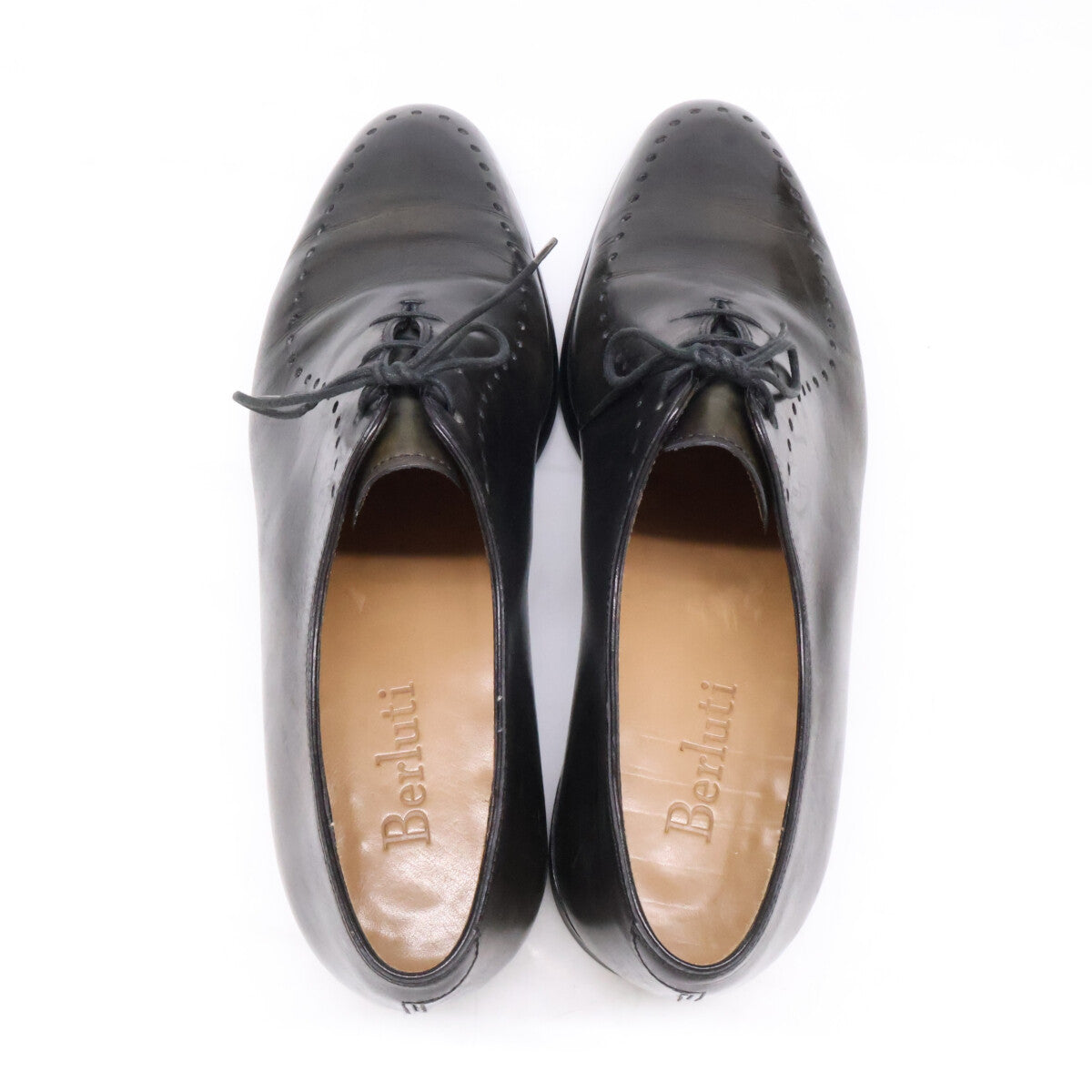 berluti ベルルッティ アレッサンドロ パンチング ホールカット レザーシューズ シューズ