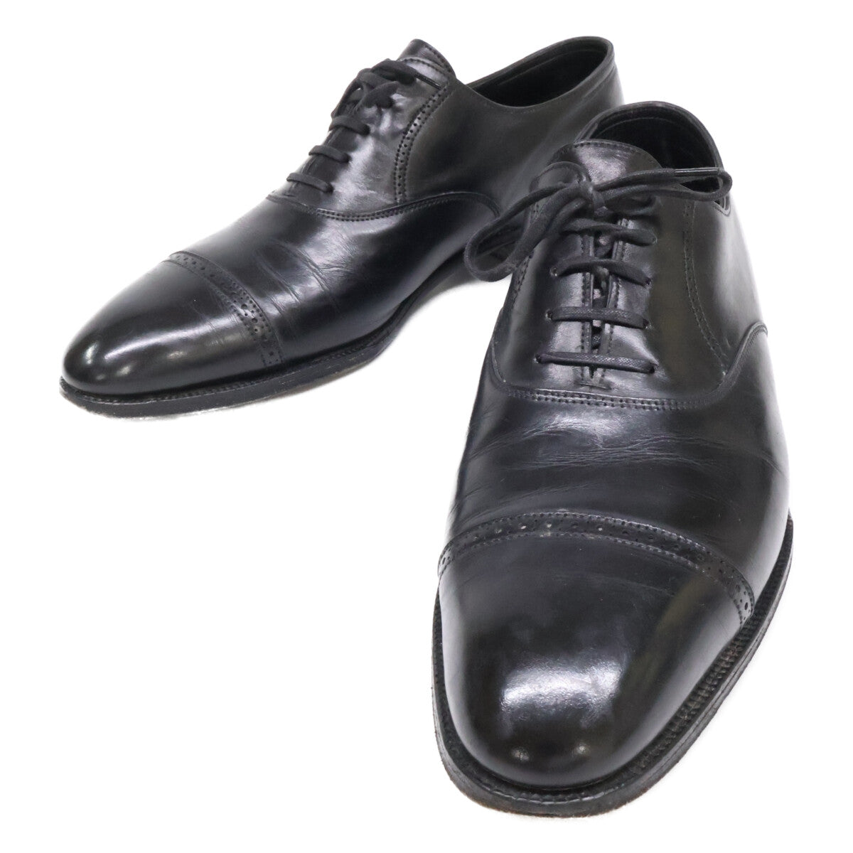 JOHN LOBB Philip II punched cap-toe leather shoes