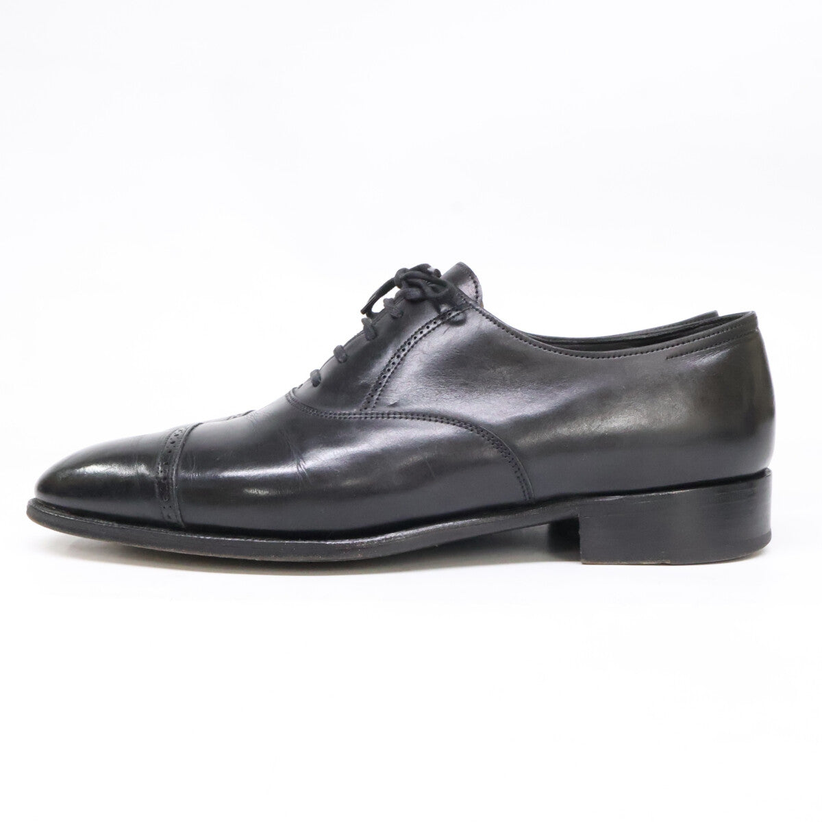 JOHN LOBB Philip II punched cap-toe leather shoes