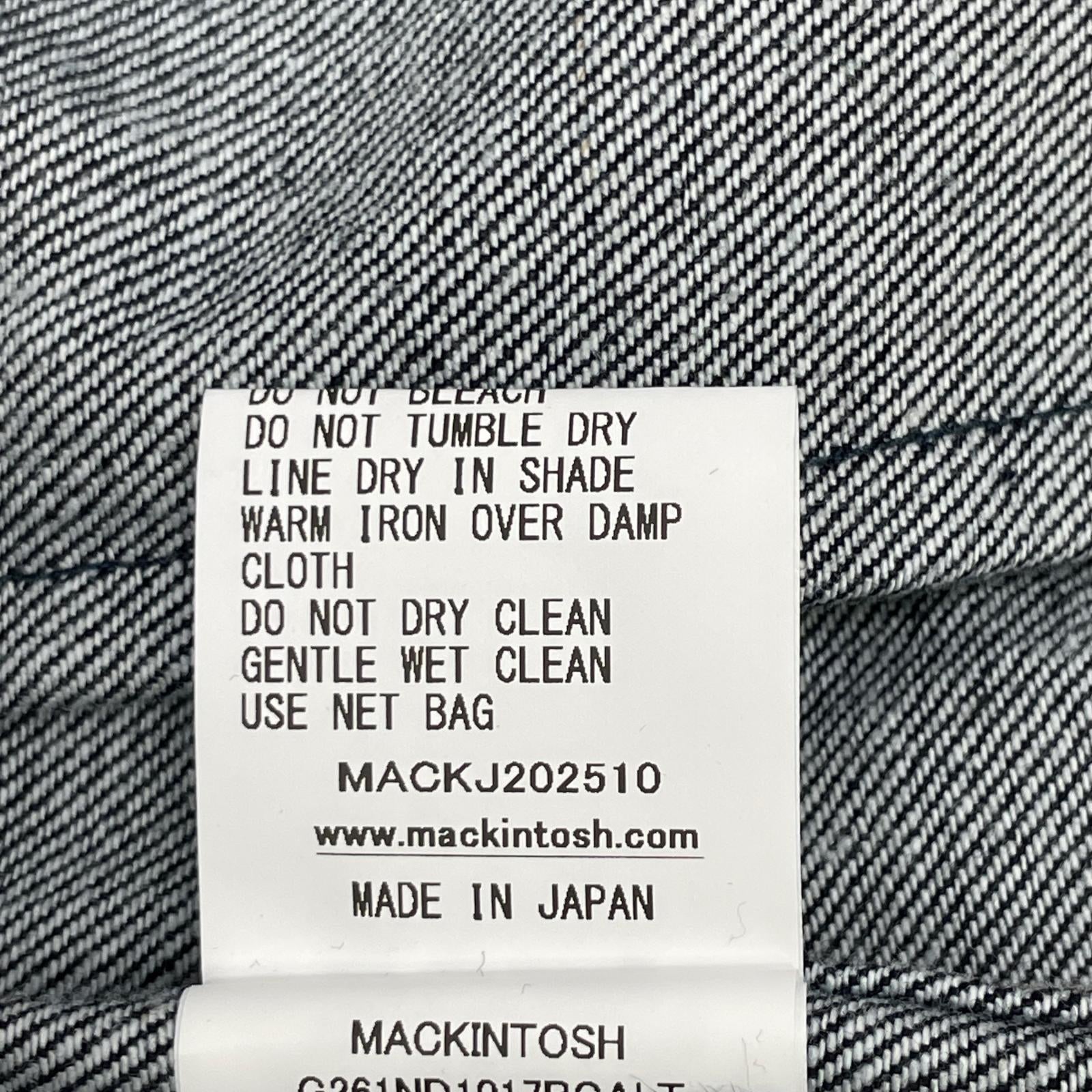 MACKINTOSH マッキントッシュ G261ND1017BGALT インディゴ HUMBIE SL DNM SHORT GTS ジャケット