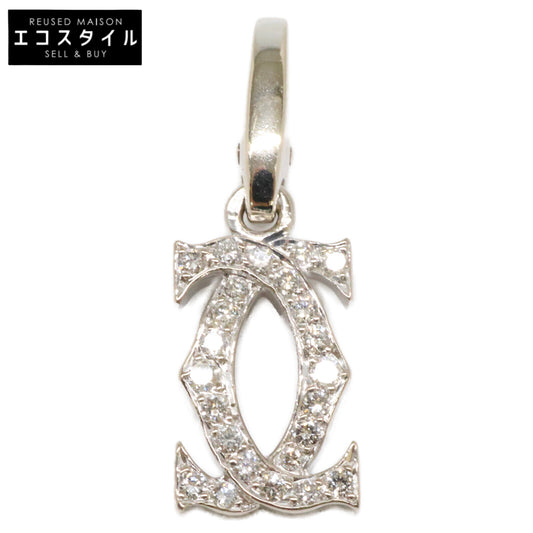 Cartier Newly refinished 750 2C diamond pendant top