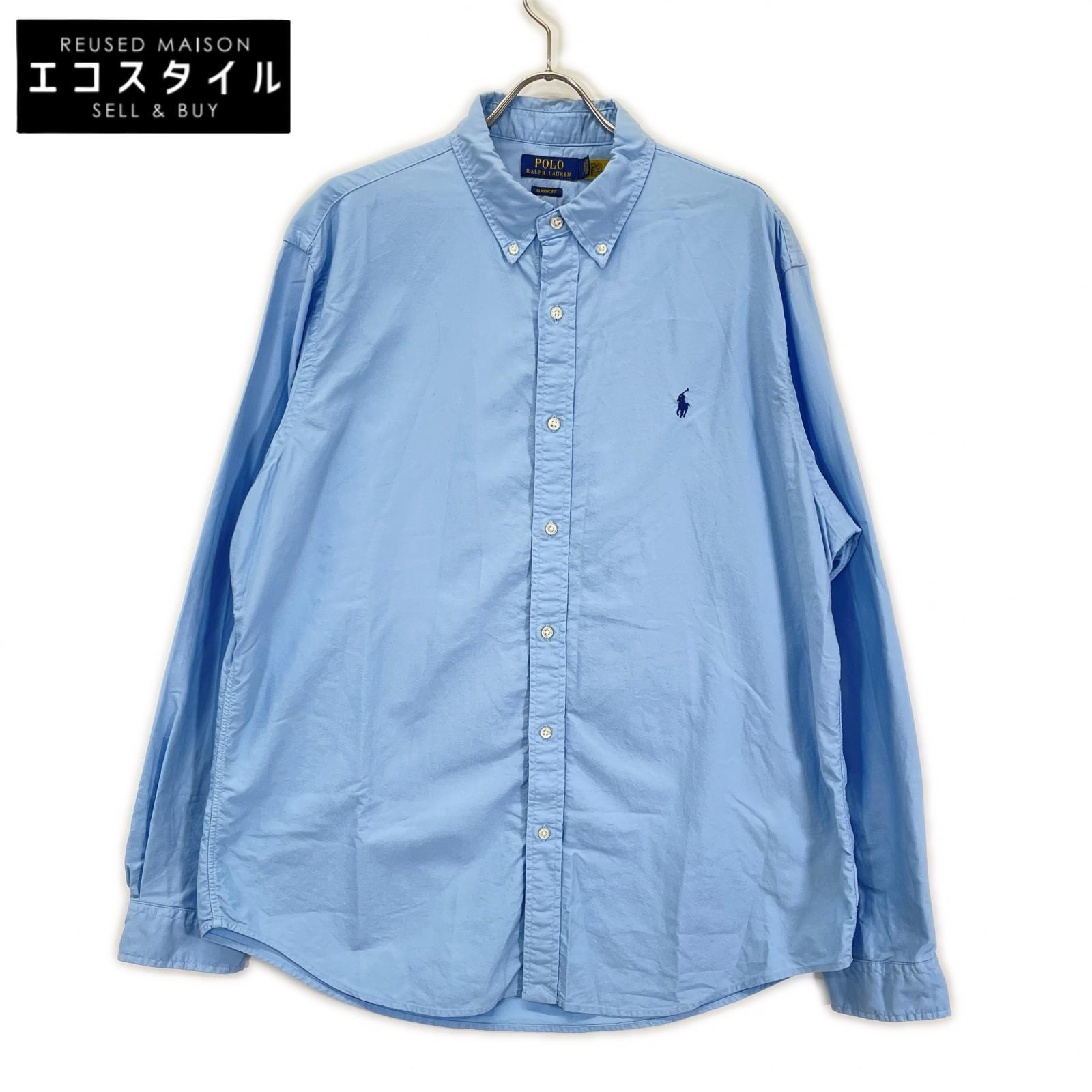 POLObyRalphLauren ポロラルフローレン ライトブルー オックスフォード BDシャツ トップス