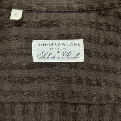 TOMORROWLAND トゥモローランド ×サルバトーレピッコロ コットンドビー オープンカラー ハーフスリーブシャツ トップス
