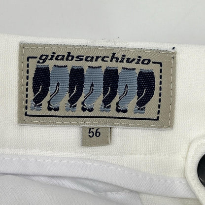 giab's ARCHIVIO ジャブスアルキヴィオ ホワイト MASACCIO スラックス パンツ ボトムス
