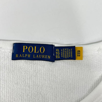 POLObyRalphLauren ポロラルフローレン ホワイト タオル地 スウェット トップス