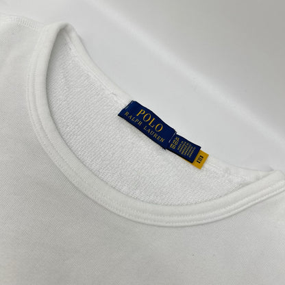 POLObyRalphLauren ポロラルフローレン ホワイト タオル地 スウェット トップス
