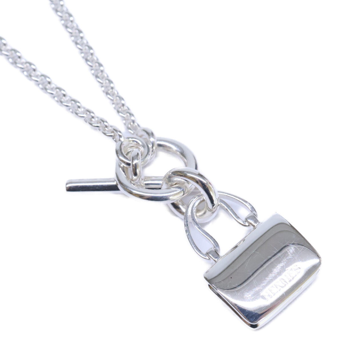 HERMES エルメス 美品 Ag925 アミュレット コンスタンス ペンダント ネックレス