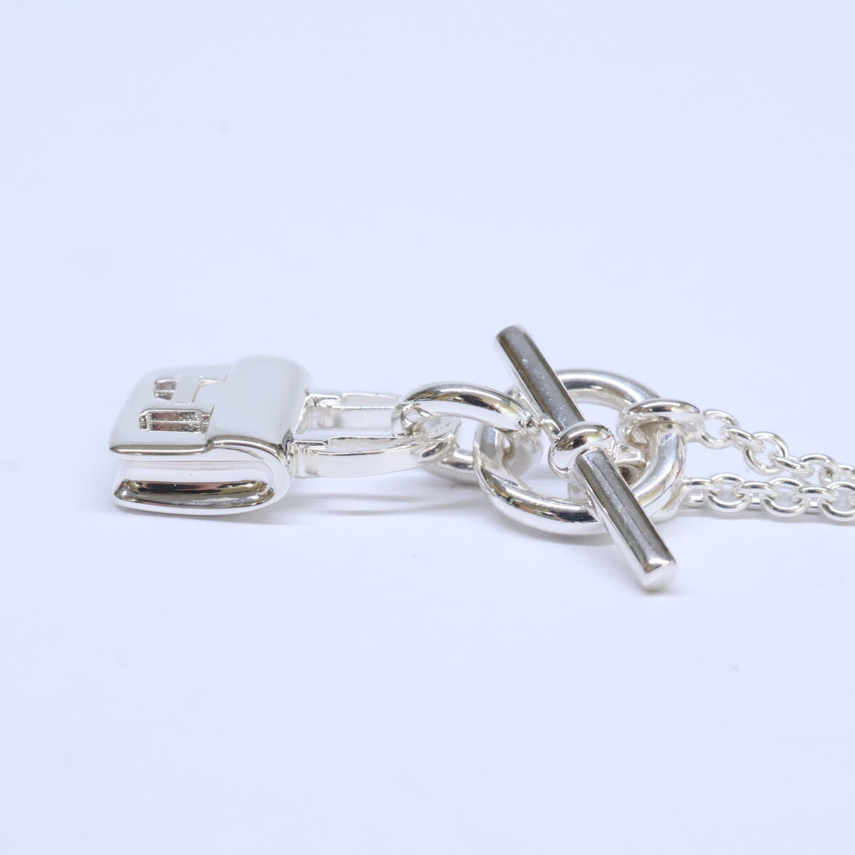 HERMES エルメス 美品 Ag925 アミュレット コンスタンス ペンダント ネックレス
