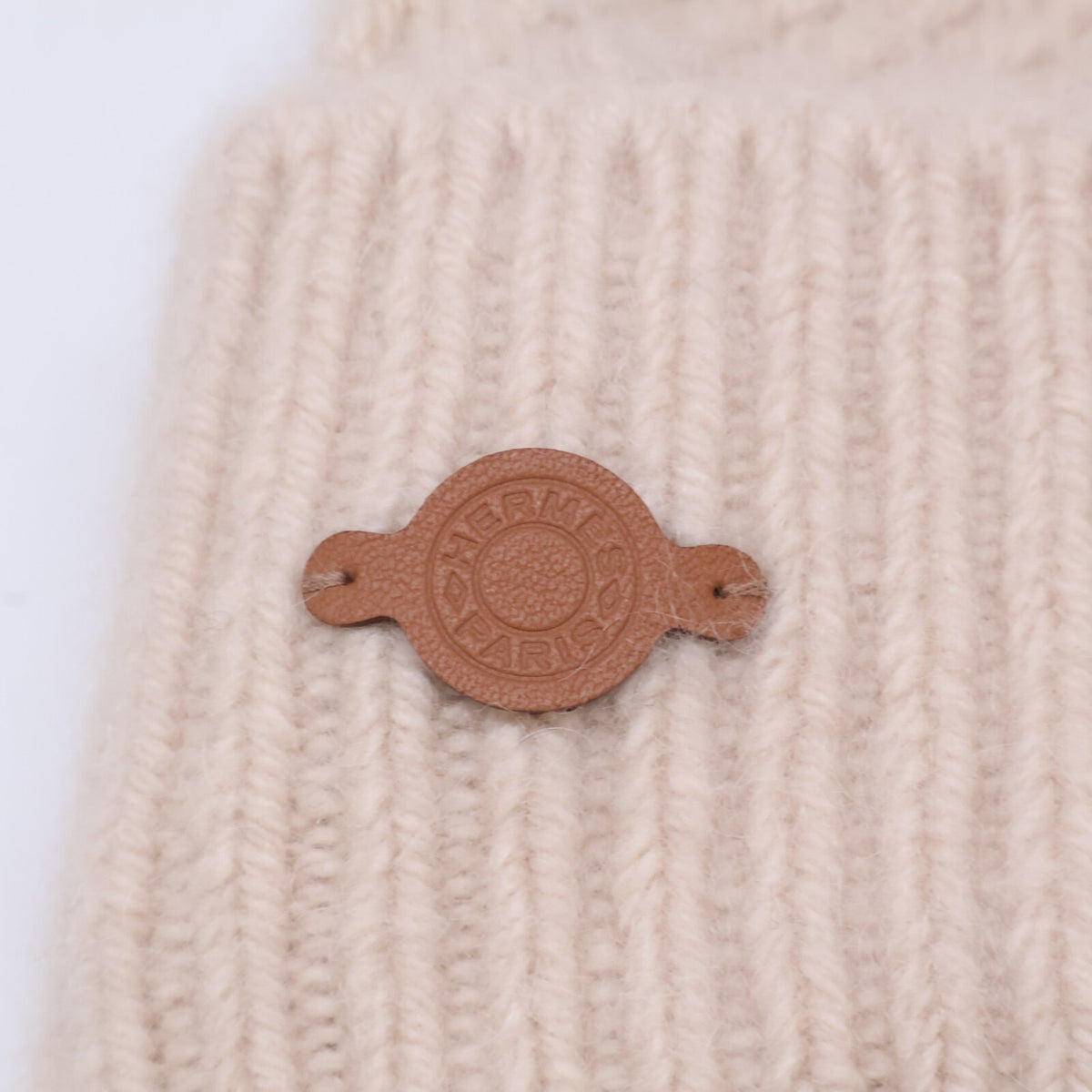 HERMES エルメス 【美品/国内正規】H252000N ルー カシミヤ/モヘヤ ビーニー ニットキャップ 帽子
